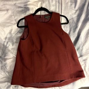 Banana Republic Burgundy Trapeze Tank Top Small